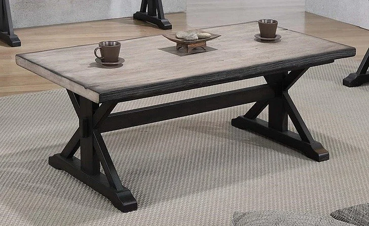 Urban Styles Orlando Coffee Table Smoke Gray/Cappuccino in 1875