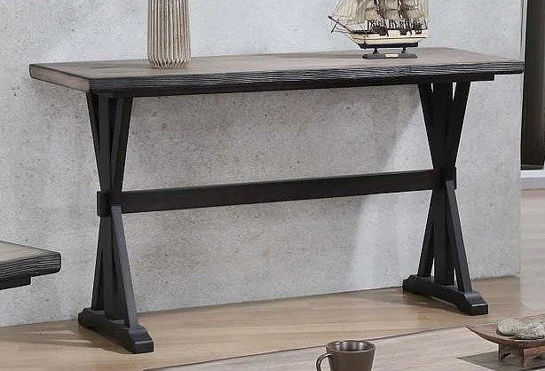 Urban Styles Orlando Sofa Table Smoke Gray/Cappuccino in 1877