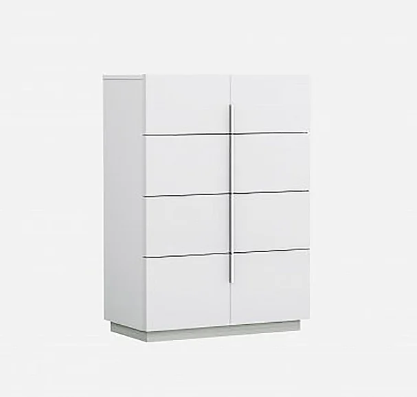 J&M Oslo Chest in White Lacquer 17485-C PROMO