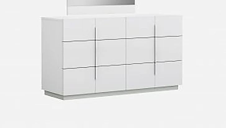 J&M Oslo Dresser in White Lacquer 17485-D PROMO