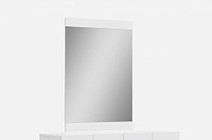 J&M Oslo Mirror in White Lacquer 17485-M PROMO