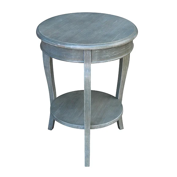 John Thomas Destinations Cambria Accent Table in Heather Gray OT105-18R-18