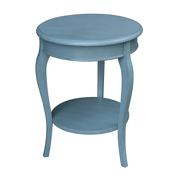 John Thomas Destinations Cambria Accent Table in Ocean Blue OT32-18R-18
