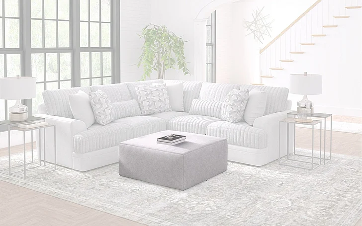 Jackson Titan Cocktail Ottoman in Moonstruck 3480-12/1847-18