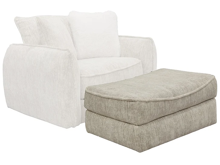 Jackson Bankside Ottoman in Parchment 2206-10/1760-26