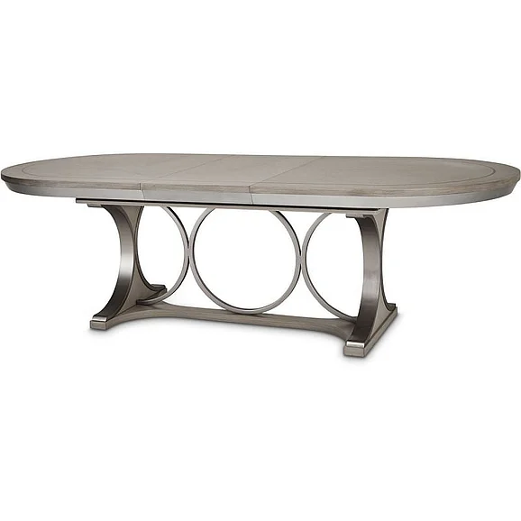 AICO Eclipse Oval Dining Table in Moonlight KI-ECLP000-135
