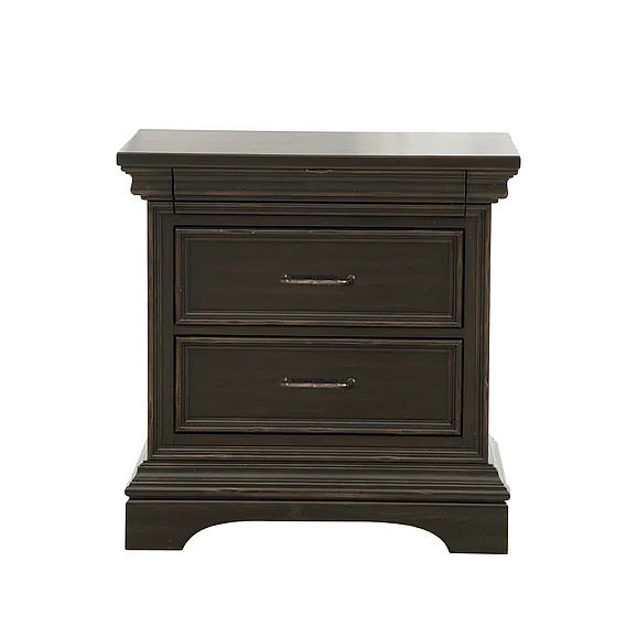 Pulaski Caldwell Nightstand in Dark Wood P012140