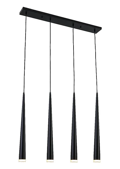 Vinci Lighting Vega Chandelier in Black P0417-4BK