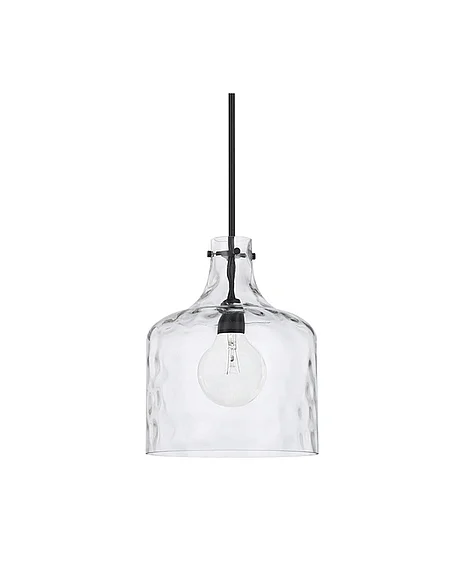 Vinci Lighting Pendants in Black P1007-CL-BK