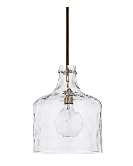 Vinci Lighting Pendants in Aged Brass P1012-CL-AB