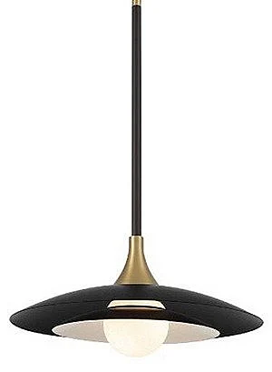 Vinci Lighting Pendants in Aged Brass/Black P1410ABBKWH