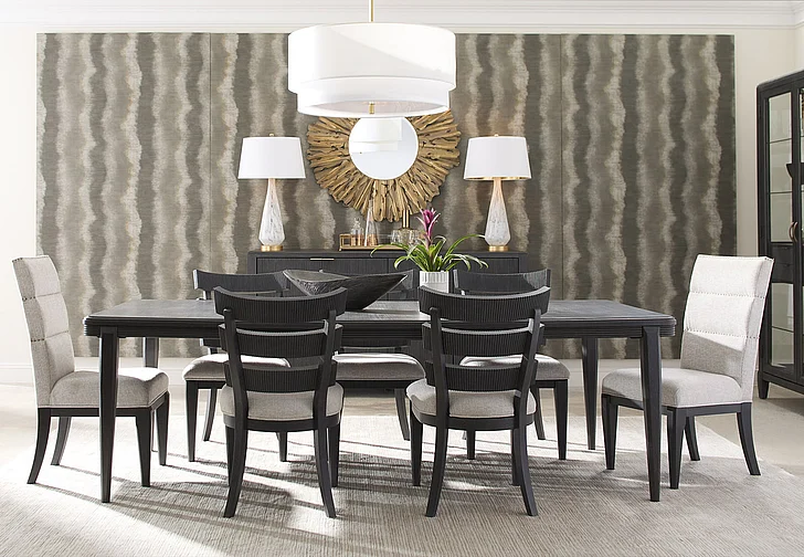 Pulaski Furniture West End Loft 9pc Leg Dining Room Set