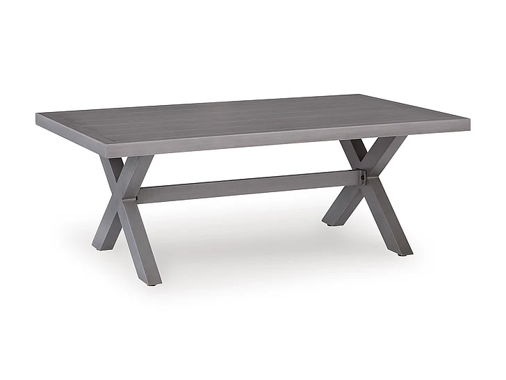 Dillon Beach Rectangular Cocktail Table in Gray P418-701 PROMO