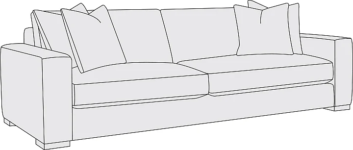 Bernhardt Drew Upholstered Sofa P7956 CUSTOM ITEM