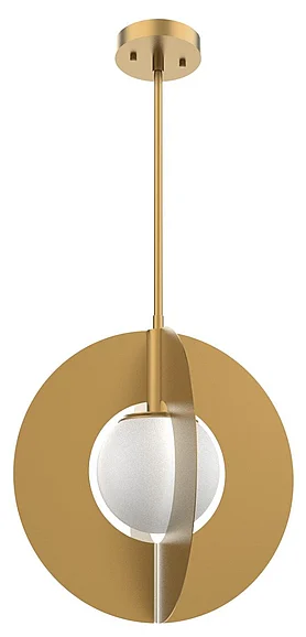 Vinci Lighting Pulsar Pendants in Aged Brass P951AB