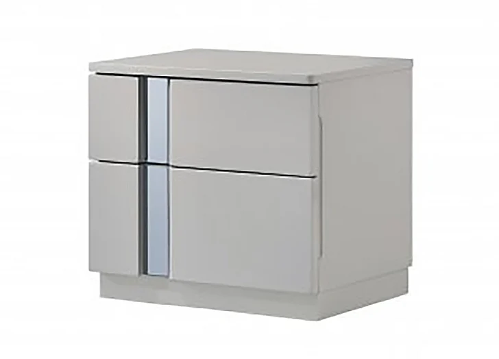 J&M Palermo Nightstand in Grey 17714-NS CLOSEOUT