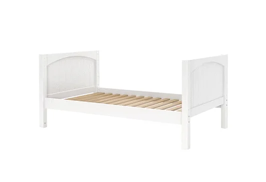 Maxtrix Basic Med/Med Panel Bed in White