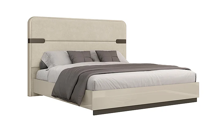 J&M Paramount King Bed Beige/Brown 172885-K