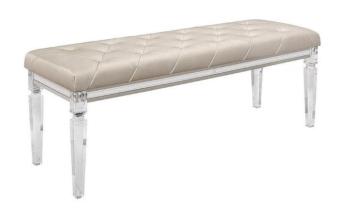 Global Furniture Paris Bench in Champagne PARIS-BENCH