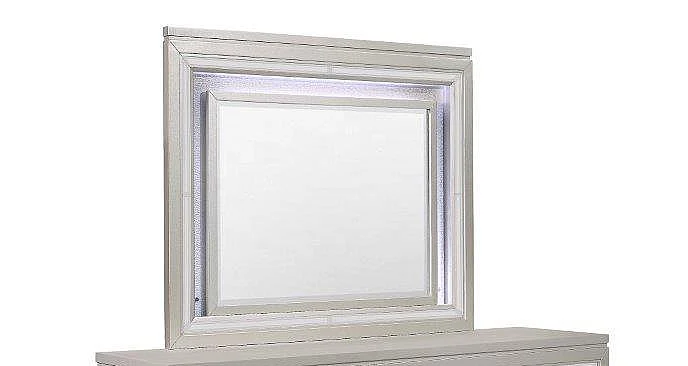 Global Furniture Paris Mirror in Champagne PARIS-M W/LIGHT
