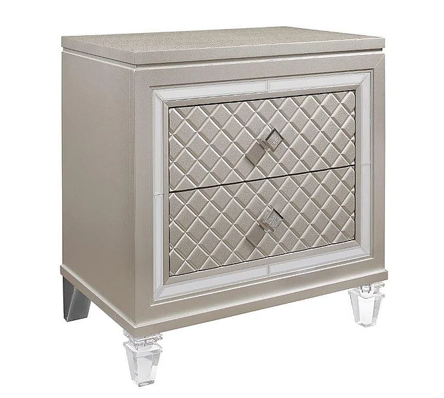 Global Furniture Paris Nightstand in Champagne PARIS-NS