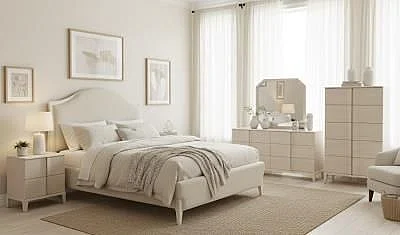 Cottage Creek Paris 2pc Upholstered Bedroom Set