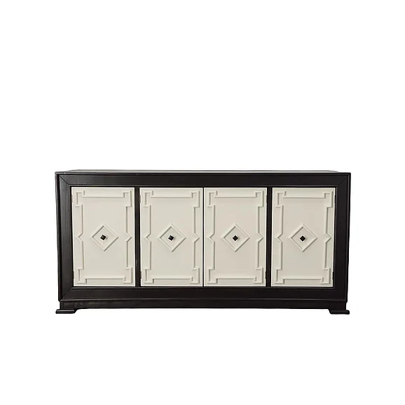 Split Nickel Parker 4 Door Console V-PARKER-4DC | COP514