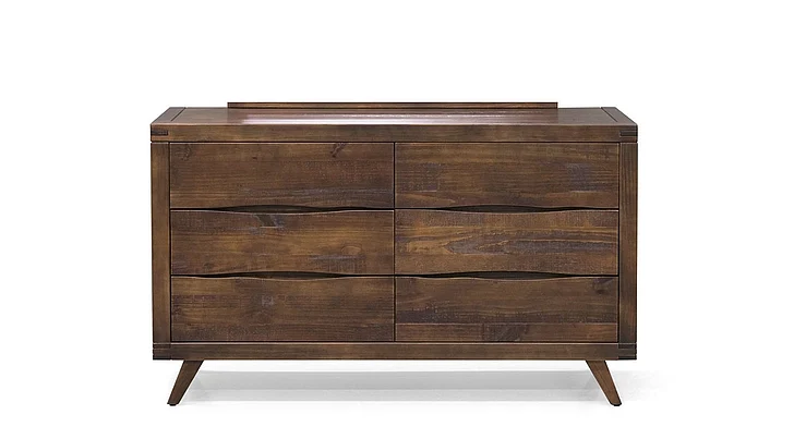 Steve Silver Pasco 6 Drawer Dresser in Cocoa AS900DRGT