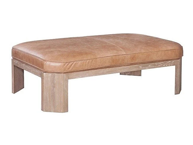Spectra Home Patricia Ottoman in Crystal Sand CLOSEOUT