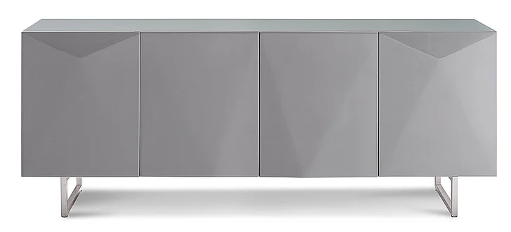 Whiteline Modern Living Paul Buffet in Gray SB1180-GRY