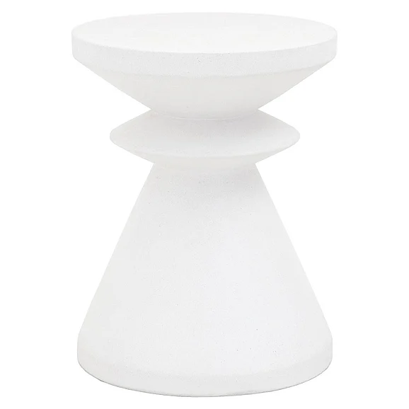 Essentials For Living Pawn Accent Table in Ivory 4612.IVO