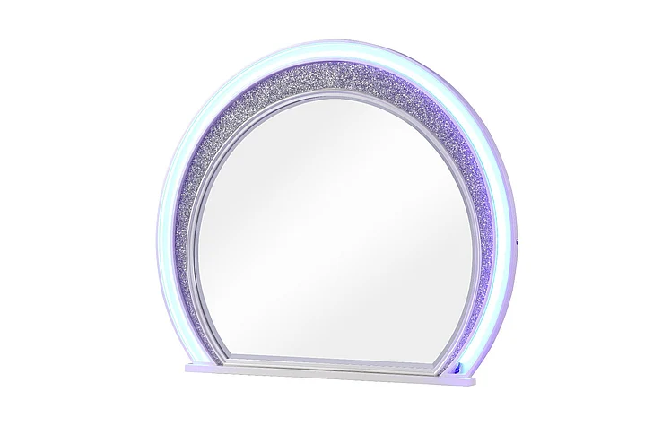 Galaxy Home Perla Mirror in Milky White 659436353909