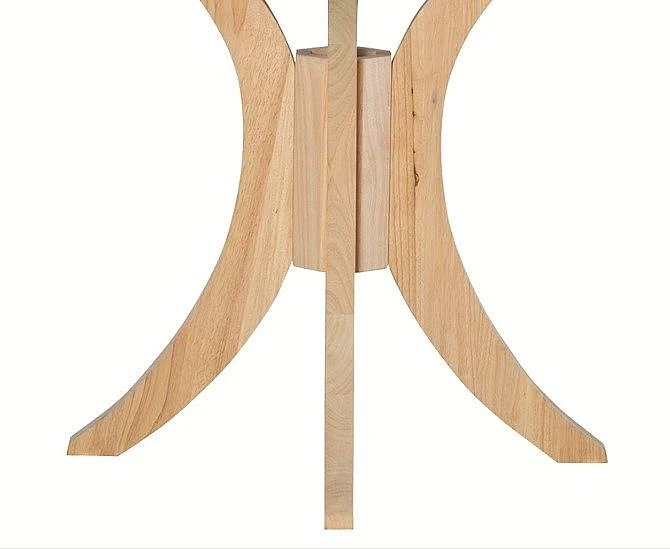 John Thomas Unfinished Sienna Pedestal Base for Glass Top. Glass sold separately (48''Diameter = Glass-48B). T-148B-30-Glass