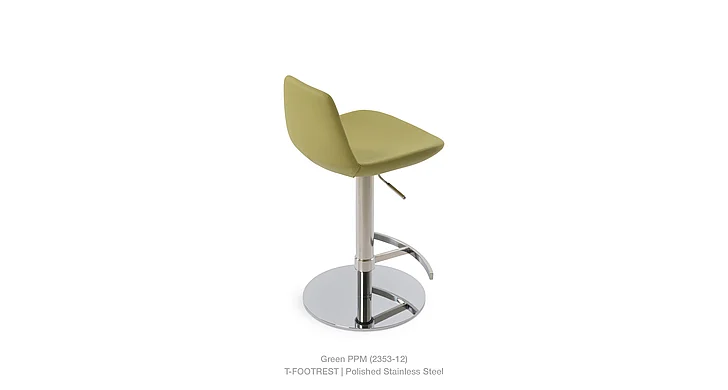 SohoConcept Pera Piston Round & Square Base T Foot Rest Stool