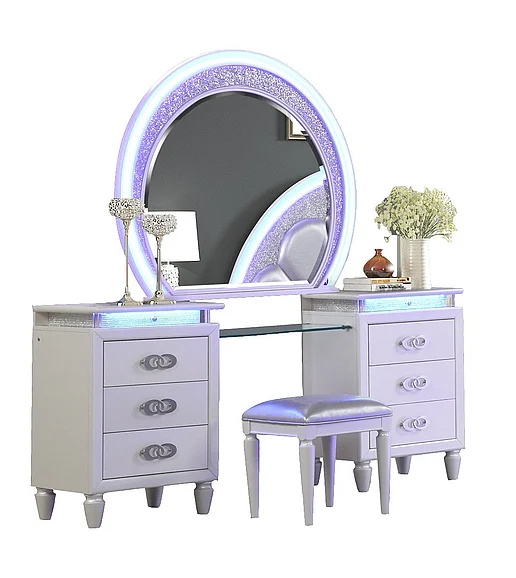 Galaxy Home Perla LED Vanity in Milky White 659436213401