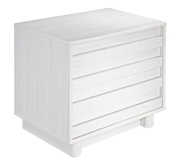 MODERNhome Metropole Nightstand in Mocca White PF2TC2NT