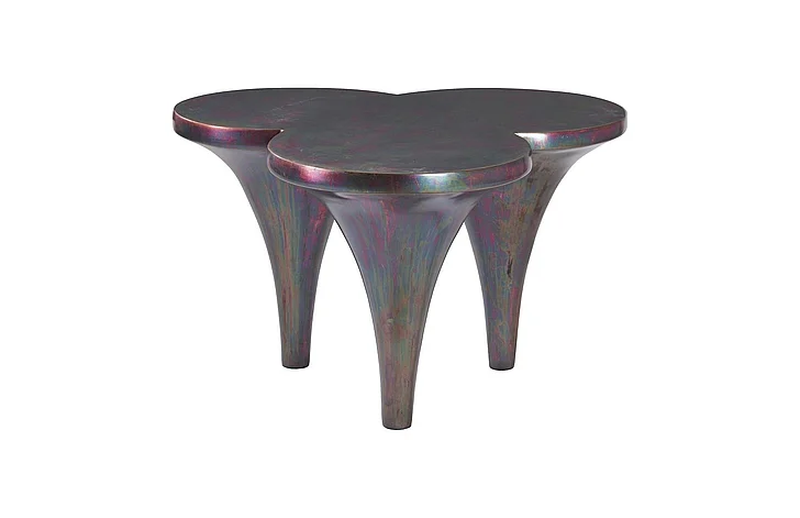 Phillips Collection Marley Copper Coffee Table in Warm Copper PH100445