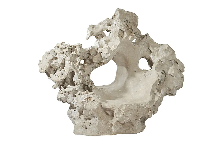 Phillips Collection Colossal Cast Stone Sculptural Seat in Roman Stone PH100740