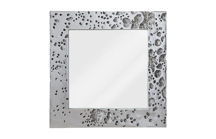 Phillips Collection Splotch Mirror in Silver Leaf PH100841