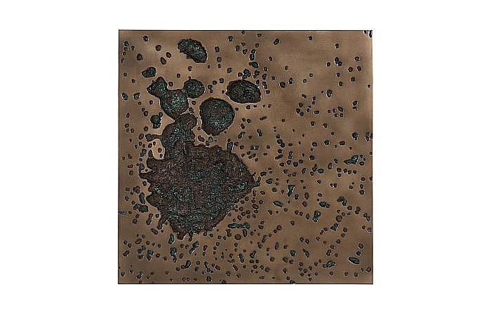 Phillips Collection Splotch Square Wall Art in Bronze PH102203
