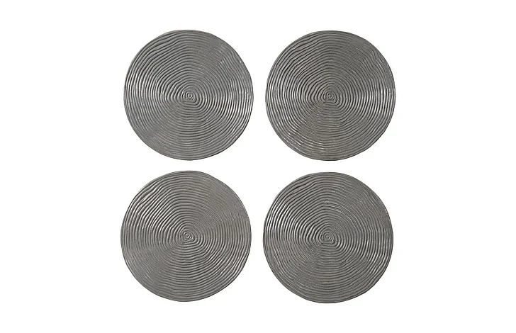 Phillips Collection Ripple Large Wall Disk Set in Gray PH102838
