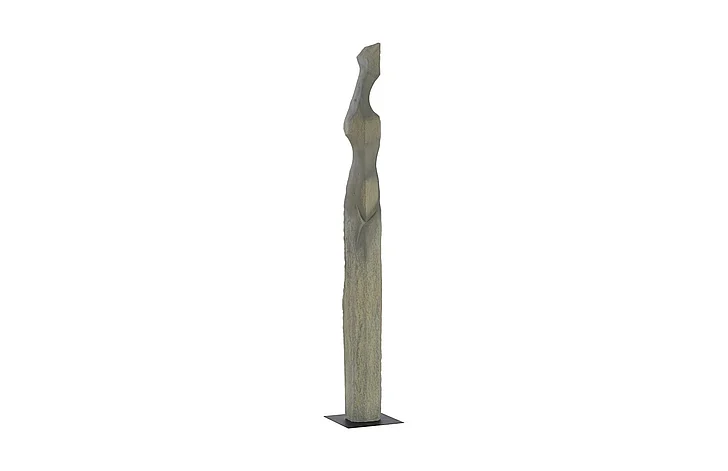Phillips Collection Colossal Gray Cast Woman Sculpture B in Stone Cast PH103392