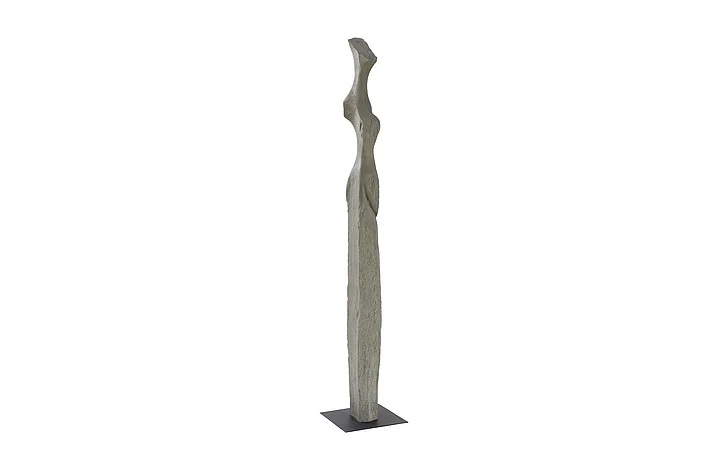 Phillips Collection Colossal Gray Cast Woman Sculpture C in Stone Cast PH103393