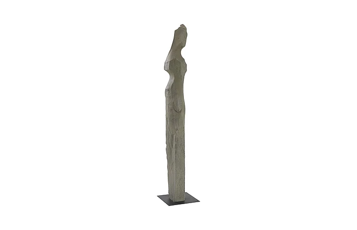 Phillips Collection Colossal Gray Cast Woman Sculpture F in Stone Cast PH103464