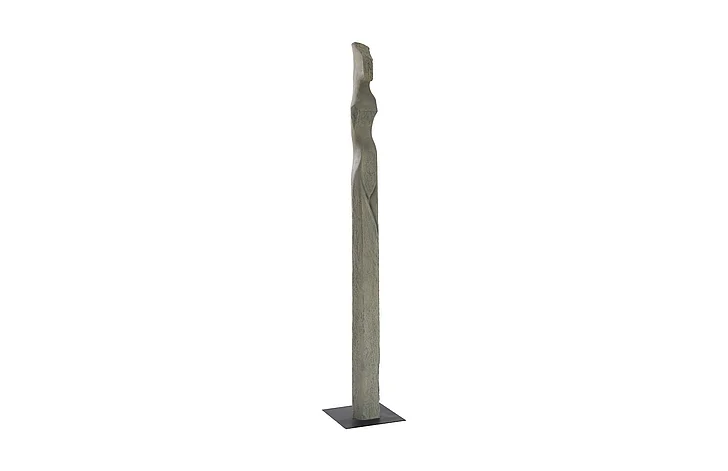 Phillips Collection Colossal Gray Cast Woman Sculpture E in Stone Cast PH103465