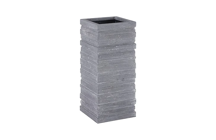 Phillips Collection June Large Square Planter in Raw Gray PH103542