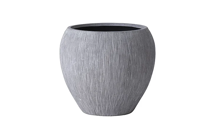 Phillips Collection Brianna String Small Planter in Raw Gray PH103544