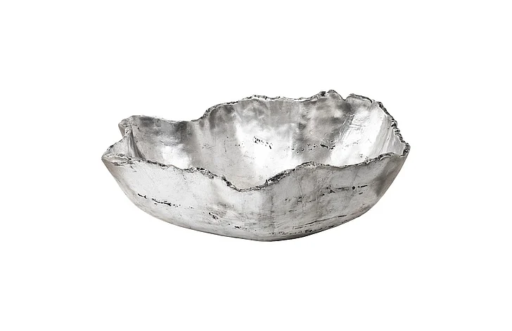 Phillips Collection Cast Onyx Small Bowl in Silver PH103572