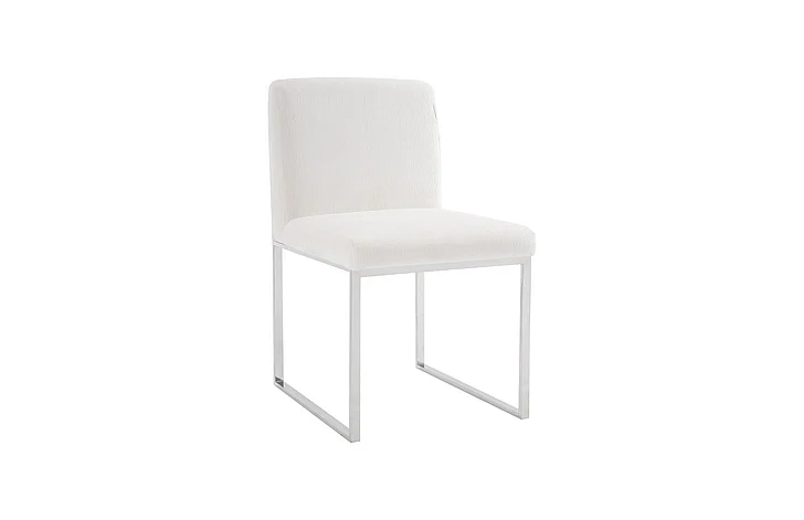 Phillips Collection Frozen Dining Chair in Corduroy White PH103733 (Set of 2)