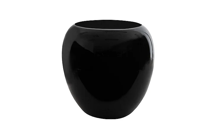 Phillips Collection River Stone Side Table in Black PH103926